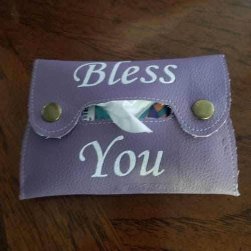 Customer photo review of Pristine Tissue Holder Pattern