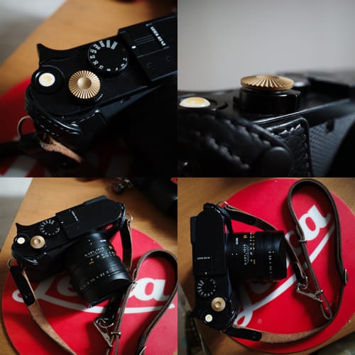 Customer photo review of Air Clicker – Soft Release Button (Brass)
