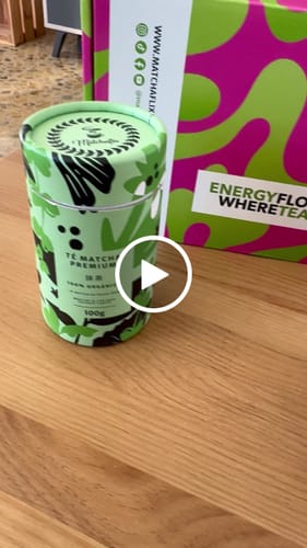 Customer video review of Té Matcha Premium 100% - (para 1 -3 meses)