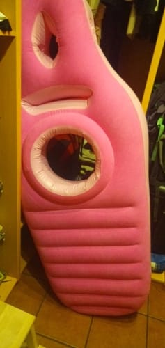 Customer photo review of BellySupport - Die Luftmatraze für entspanntes Bauchliegen in der Schwangerschaft