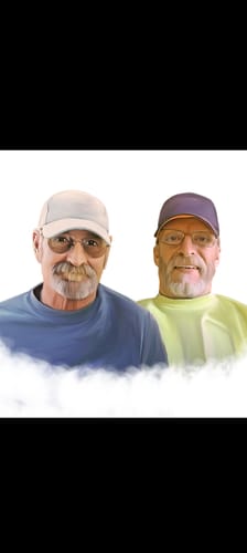 Customer photo review of Charlie's Drawings' Emotional Family Portraits