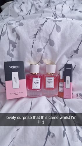 Customer photo review of New Venom Travel Bottle Collection