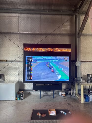 Customer photo review of Custom Neon Signs