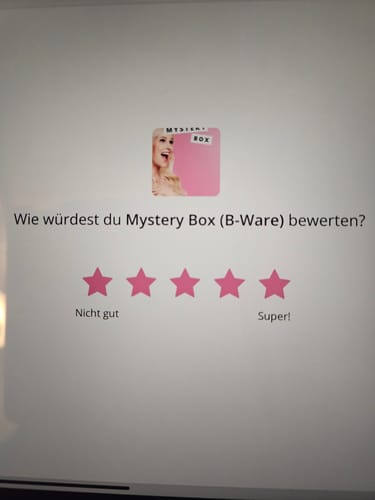 Customer photo review of Mystery Box (B-Ware)