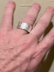 Customer photo review of Bring Your Own - Custom Silver Coin Ring