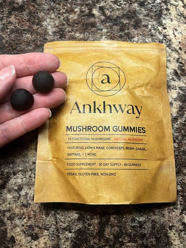 Customer photo review of Mushroom Gummies
