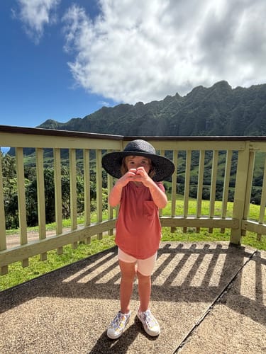 Customer photo review of Pocket Tee in Watermelon