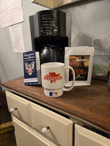 Customer photo review of LGM-30G Minuteman III WHITE COFFEE