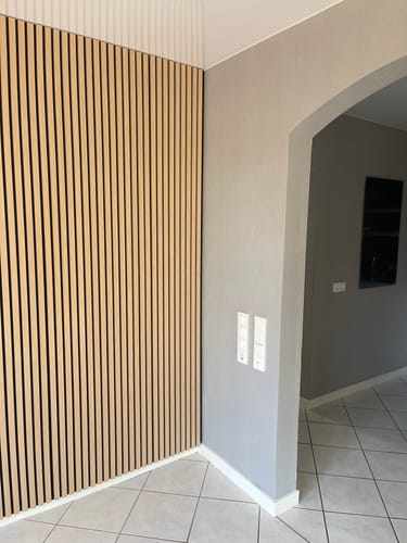 Customer photo review of Akustikpaneele Natürliche Eiche - 240 cm x 60 cm