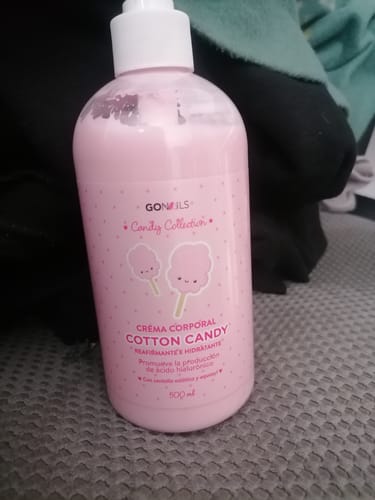 Customer photo review of Crema de Cuerpo Reafirmante e Hidratante Cotton Candy 500 ml