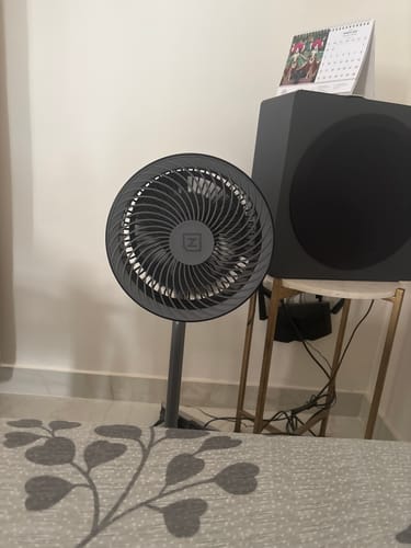 Customer photo review of NUUK HALO | 3D Air Circulation Fan with Mood Lamp