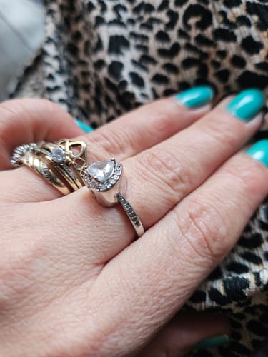 Customer photo review of Forever In My Heart Urn Ring
