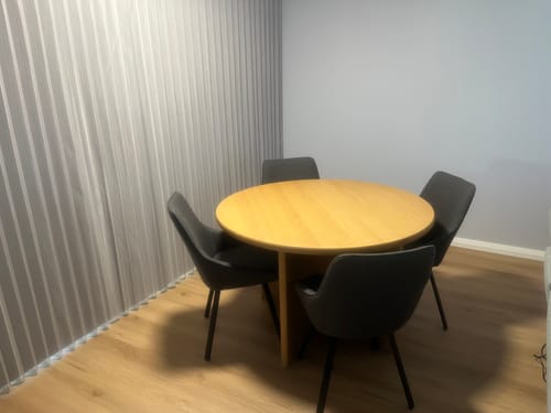 Customer photo review of Porter Fabric Dining Chair in Dark Grey