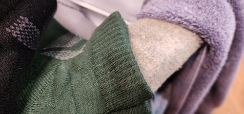 Customer photo review of Men's Alpaca Socks