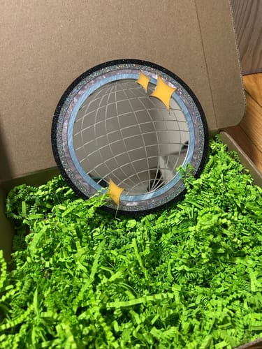 Customer photo review of Disco Ball Wall Art