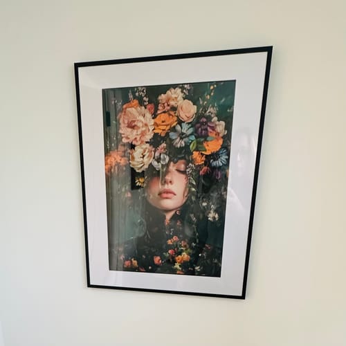 Customer photo review of Victorian Flowers Print