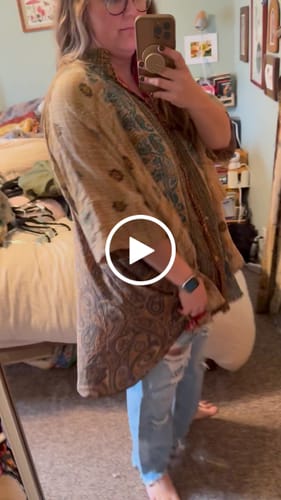 Customer video review of Free To Be Button-Down 0125 080