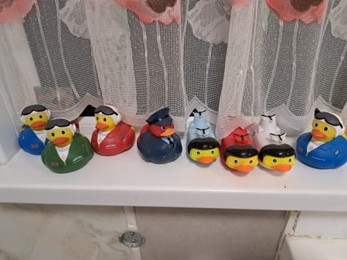 Customer photo review of RAF Association Red Arrows Ducks - Red/Green/Blue (Pack of 3)