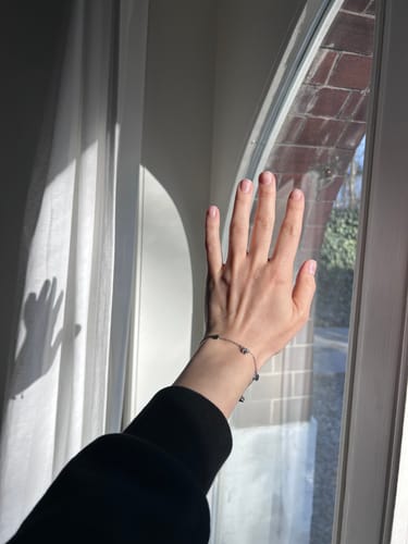 Customer photo review of Herz & Pfote Armband (Edelstahl)