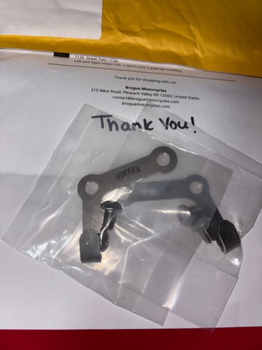 Customer photo review of Brogue Triumph Modern Classic Helmet Hook (lock) - 2016+ Triumph Speed Twin, Thruxton R/RS, Bonneville T100 & T120, Street Twin / Cup