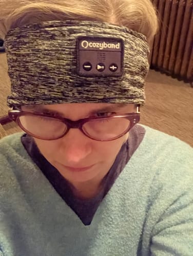 Customer photo review of CozyBand Wireless Headphones