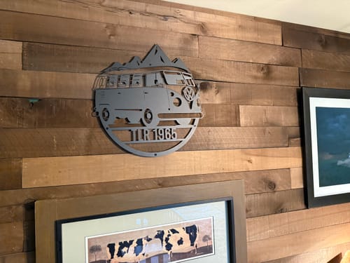 Customer photo review of Personalized Van Monogram