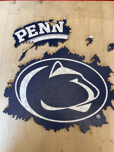 Customer photo review of Penn State University - Wooden Puzzle