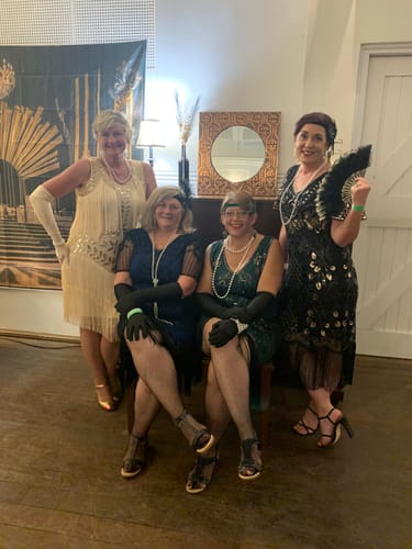 Samantha E. review of 1920s Green Beaded Mila Gatsby Dress image 2 out of 3