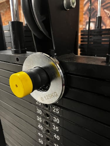 Customer photo review of Fractional Steel Plate Set incl. Storage Bag – Two of each: 0.5kg/0.25kg/0.125kg