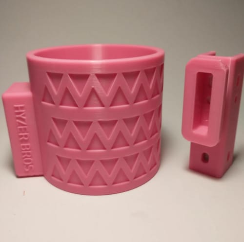 Customer photo review of Pink PETG Filament 1.75mm