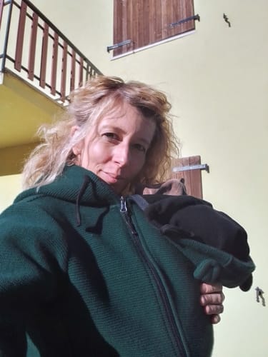 Customer photo review of Cappotto per portare donna 4 in 1 "fine serie"