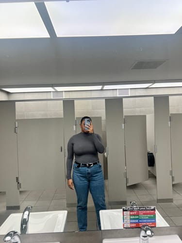 Customer photo review of Naked Mock Neck Top
