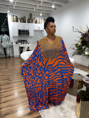 Customer photo review of Lisa Box Kaftan
