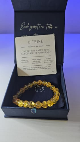 Customer photo review of Citrine Bracelet