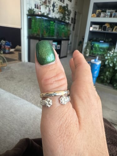 Customer photo review of Paw Hug Ring