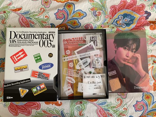 Customer photo review of ENHYPEN - DOCUMENTARY 003 2025 GGU GGU PACKAGE
