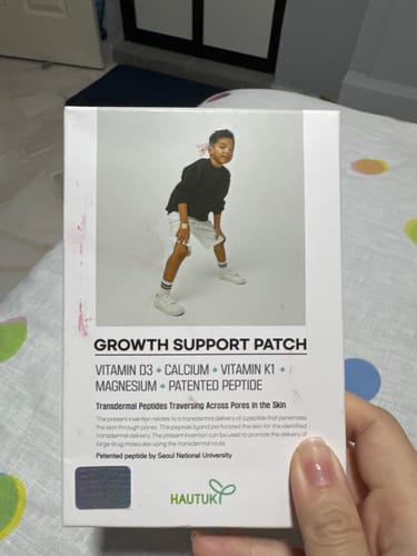 Customer photo review of HAUTUKI Growth Support Patch - 1 Month Supply (1Box)