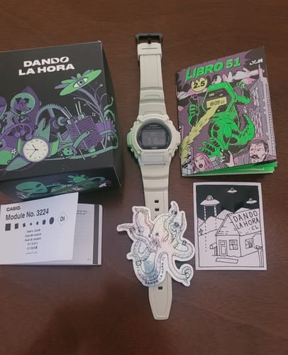 Customer photo review of Reloj Casio Vintage W-219HC-8BV Blanco Digital