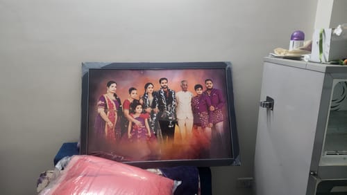 Customer photo review of Personalized Digital Oil Painting Photo Frame | Best Gift for Birthday/Anniversary