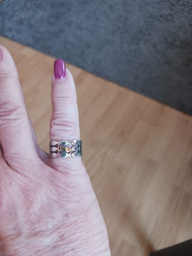 Customer photo review of Swim Against The Current Ring