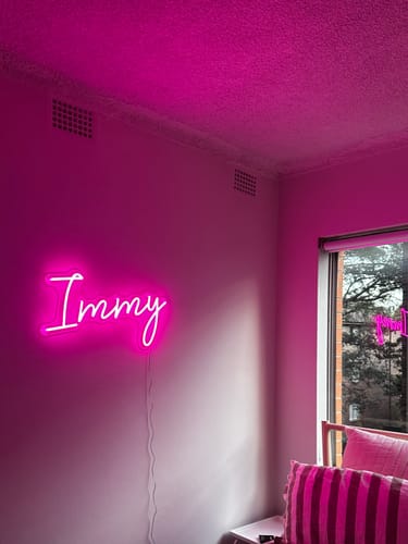 Customer photo review of Custom Neon Signs