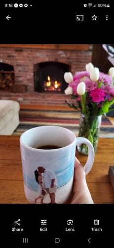 Customer photo review of Plantation Blue® Jamaica Blue Mountain Coffee (16 oz - roasted and ground)
