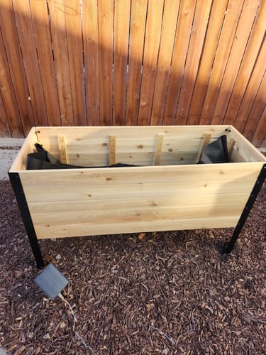 Customer photo review of 18" x 48" Raised Garden Bed