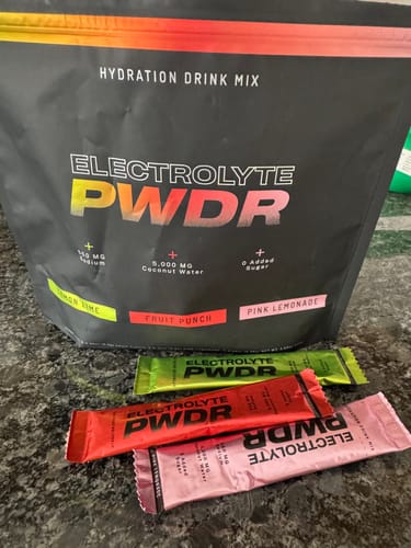 Customer photo review of ELECTROLYTE PWDR