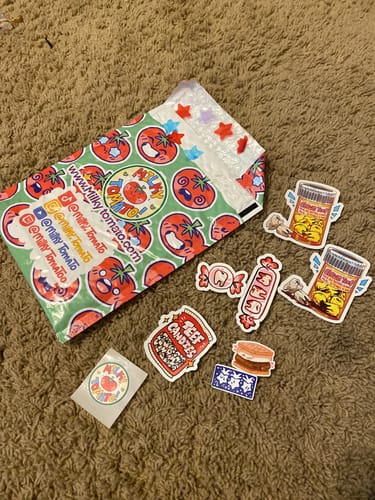 Customer photo review of Teeth Washi Tape