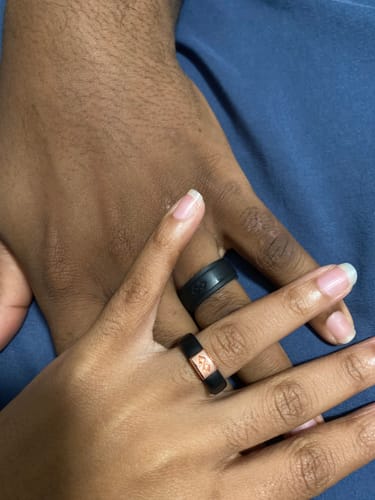Shalyn O. review of Couple Bundle Silicone Wedding Ring Bundle Set#86 image 1 out of 1