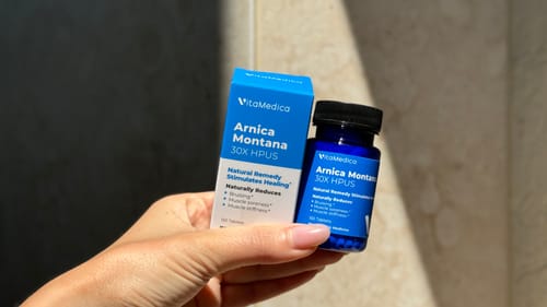 Customer photo review of Arnica Montana 30X HPUS Rapid Dissolve Tablets