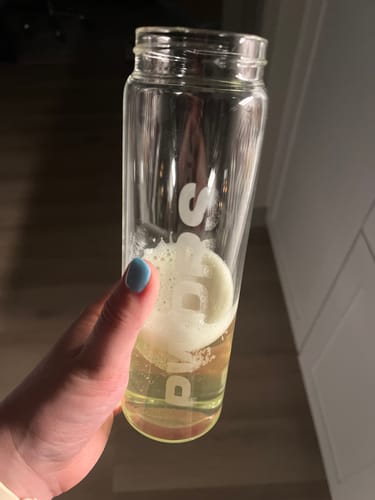 Customer photo review of PWDRS GLASS BOTTLE