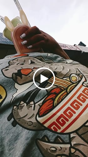 Customer video review of Babyzilla T-shirt