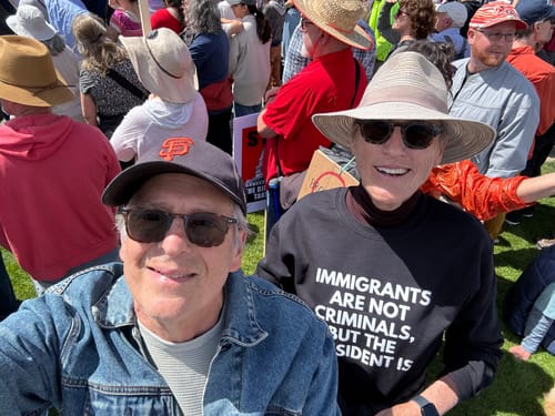 Customer photo review of Immigrants Sweatshirt